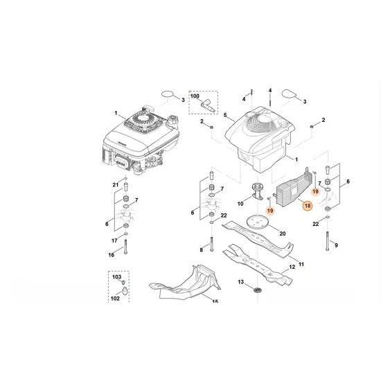 STIHL   Kratka ochronna 6375 140 7290